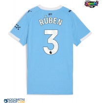 Ženski Nogometni dresi Manchester City Ruben Dias #3 Domači 2025-26 Kratek Rokav